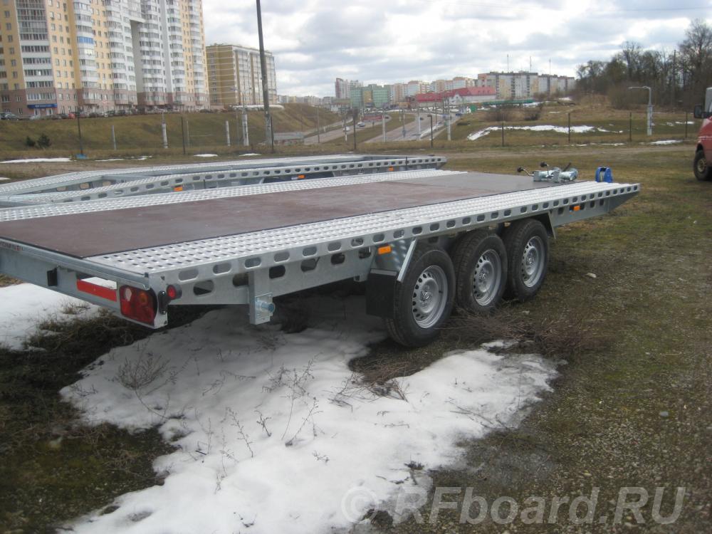 Прицеп автовоз 3 оси Польша 3500кг, 550Х240- R14C. Московская область, Одинцовский район