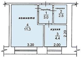 Продаю 1-комн квартиру, 22 м2, 2/5 эт.. Томская область, Стрежевой