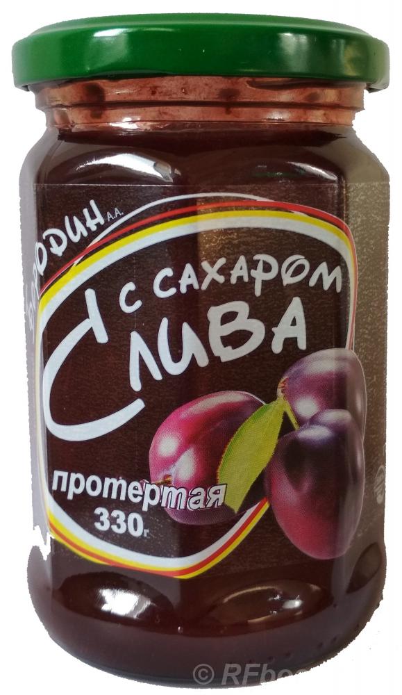 Слива протертая с сахаром. Краснодарский край, Кропоткин