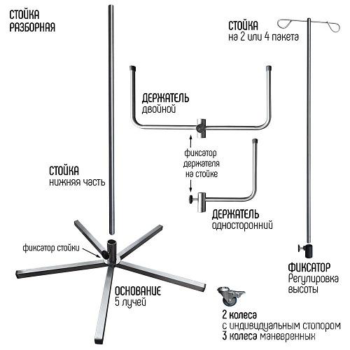 Стойка для внутривенных вливаний.  Москва