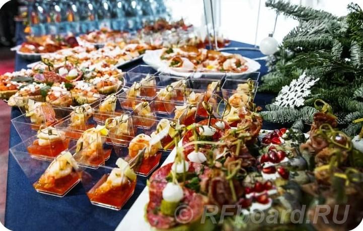 Кейтеринг на Новый Год - организация в Москве , новогоднее предложение.  Москва