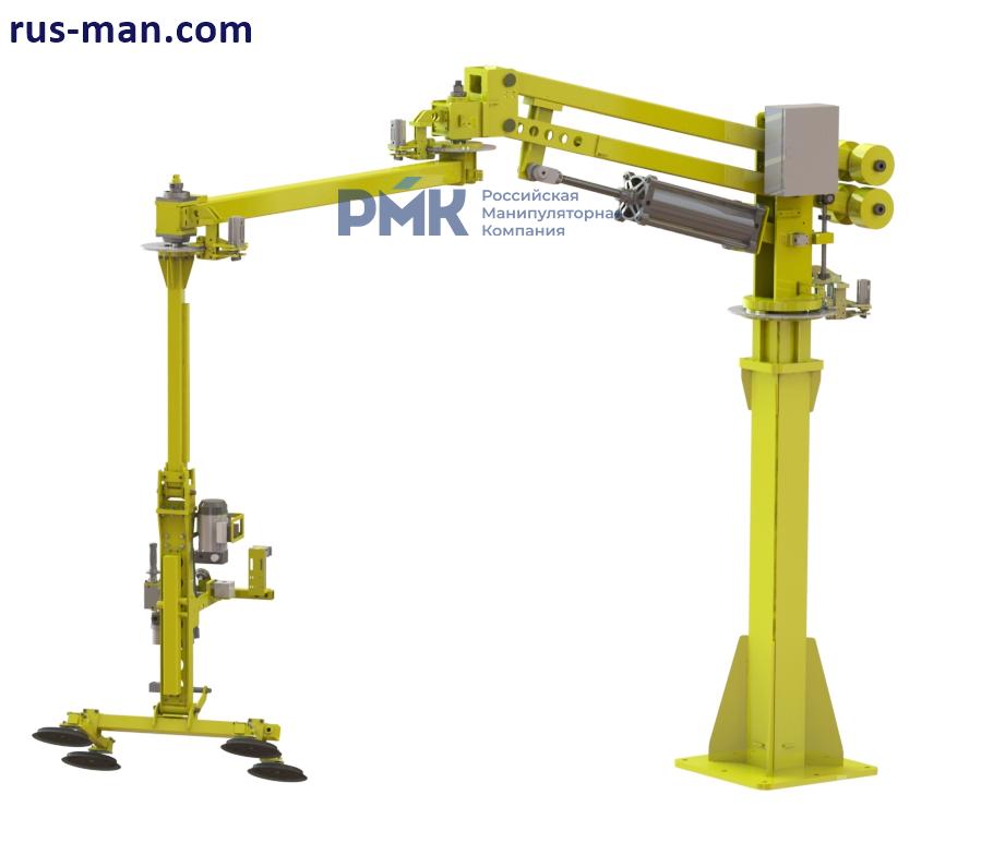 Манипулятор кран пневматический перенос грузов грузозахват. Татарстан, Набережные Челны