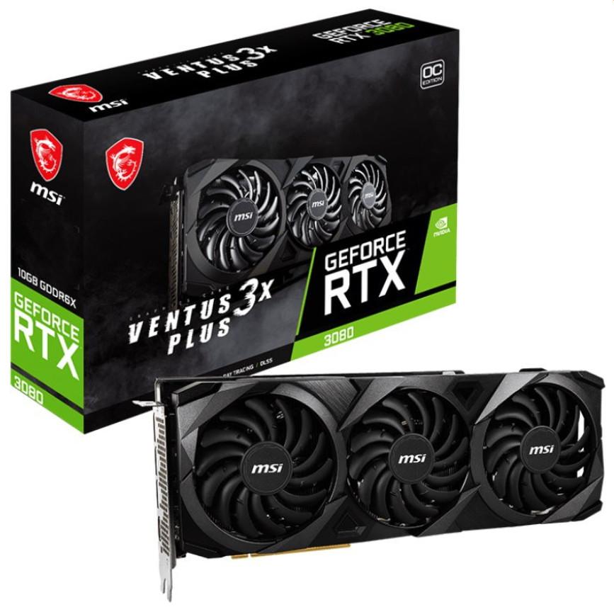 Видеокарта MSI GeForce RTX 3080 VENTUS 3X PLUS 10G OC LHR.  Москва