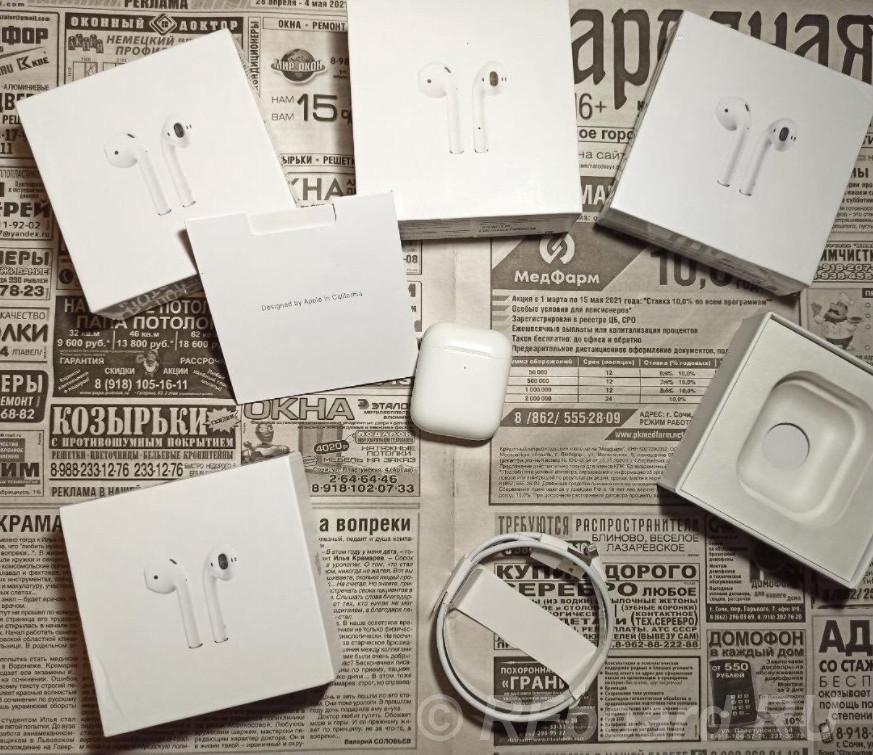 Наушники Apple AirPods 2. Краснодарский край, Сочи