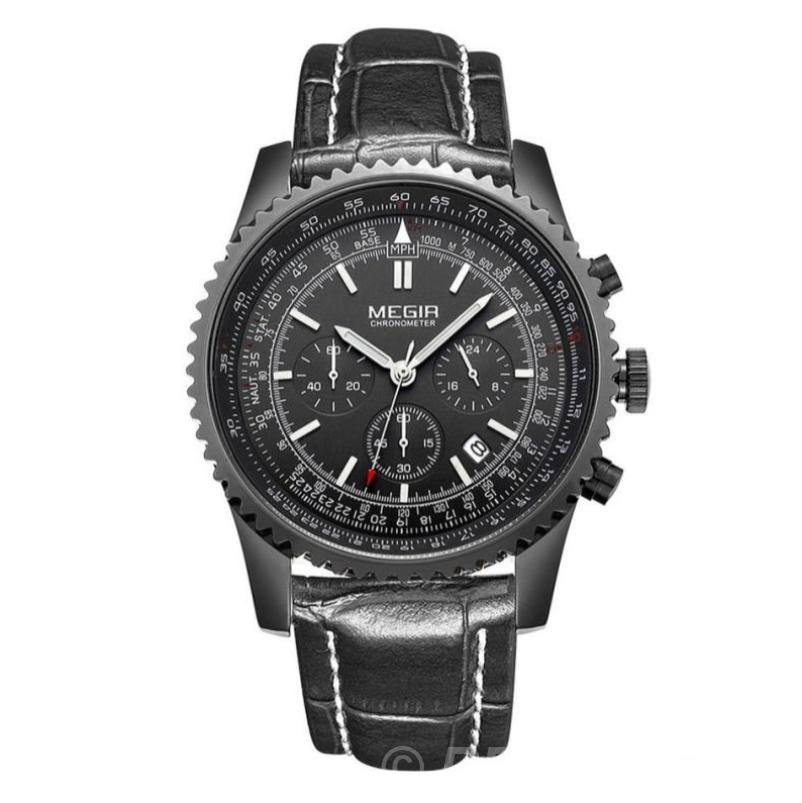 Мужские часы Megir Aviator Chronometer.  Санкт-Петербург